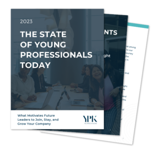 The state of young professionals today report cover